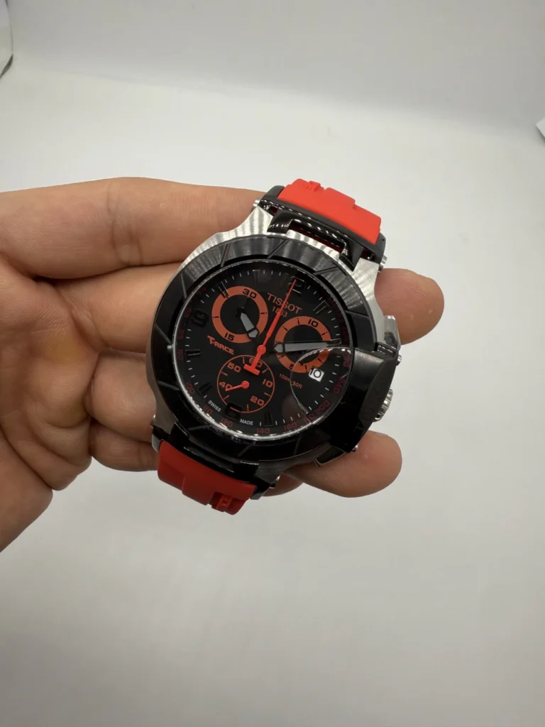 Tissot T-Race 45mm- AÇO MOSTRADOR PRETO - SILICONE