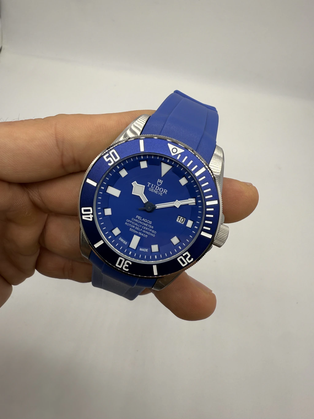 Tudor Pelagos Azul 41mm - AÇO MOSTRADOR AZUL - SILICONE