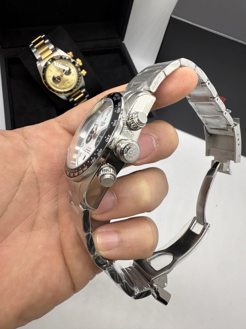 Tudor Black Bay Chrono 41mm - AÇO MOSTRADOR BRANCO - Imagem 2