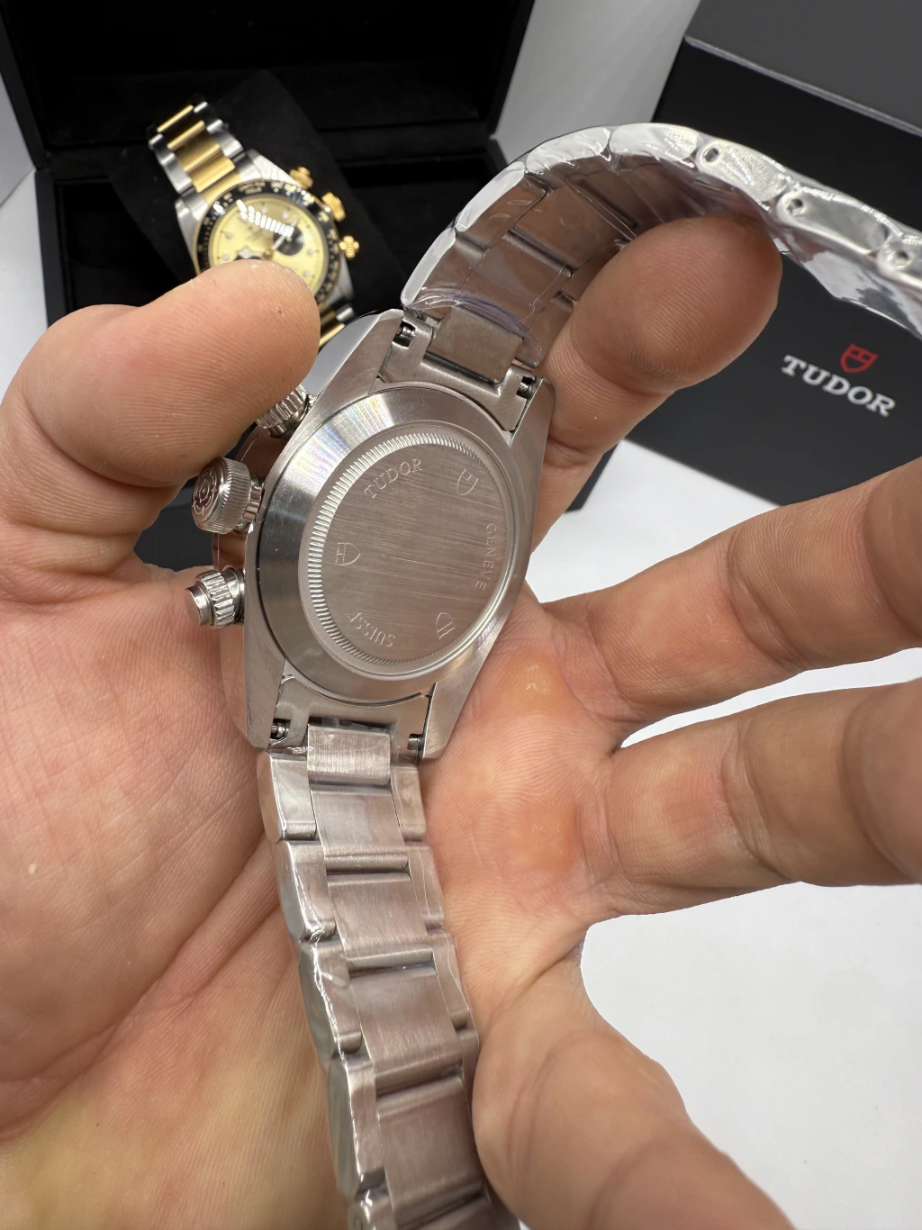 Tudor Black Bay Chrono 41mm - AÇO MOSTRADOR BRANCO - Imagem 3
