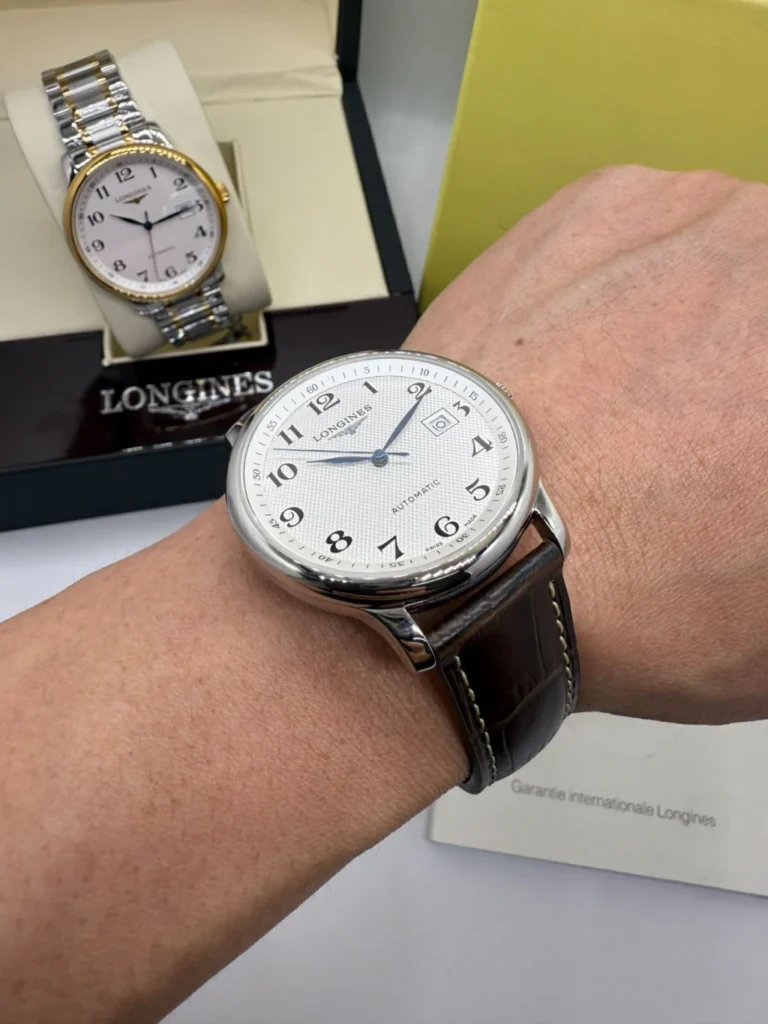 Longines Automatic 40mm - AÇO MOSTRADOR BRANCO - COURO