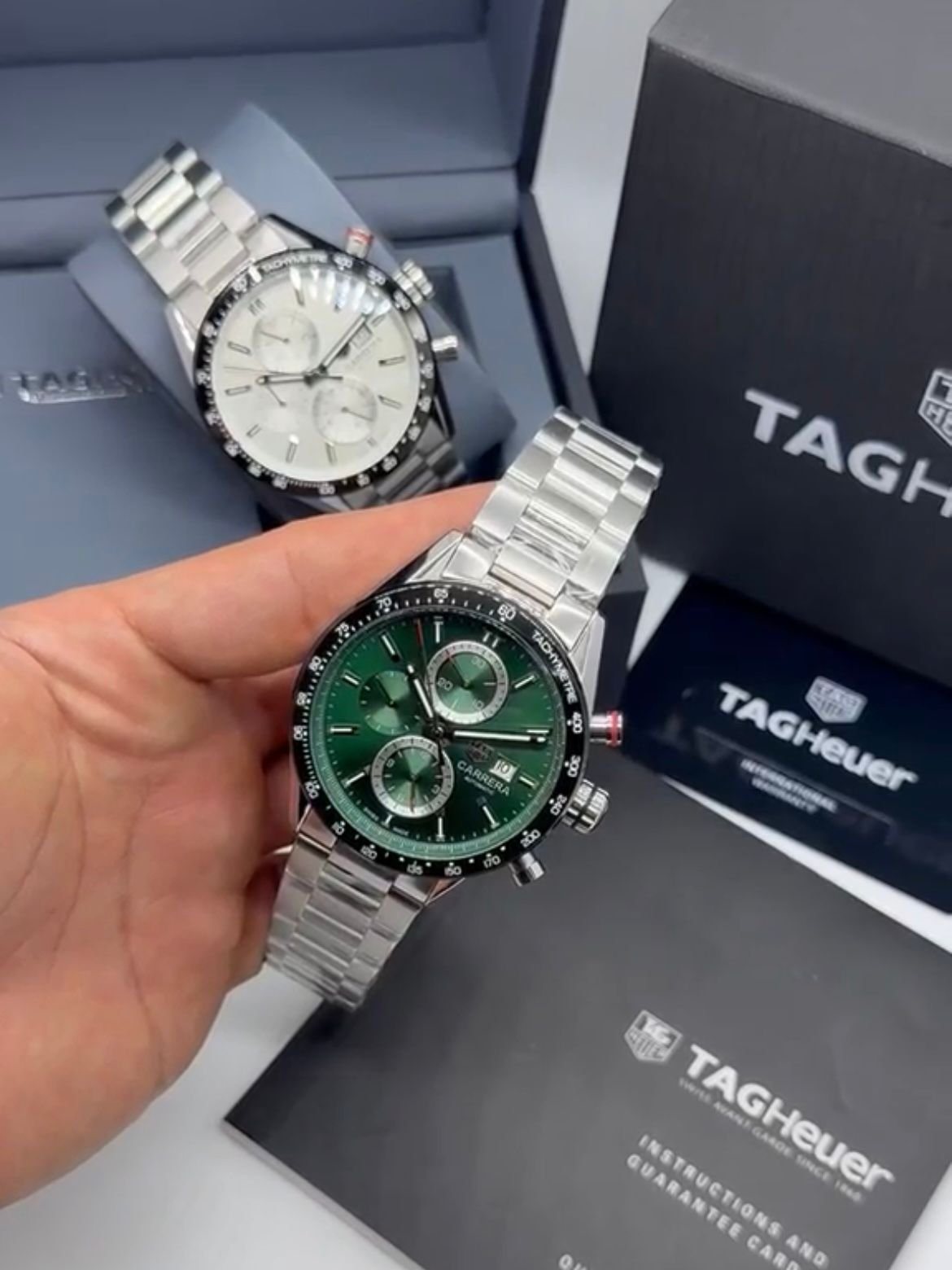 TAG Heuer Carrera 42mm – AÇO MOSTRADOR VERDE