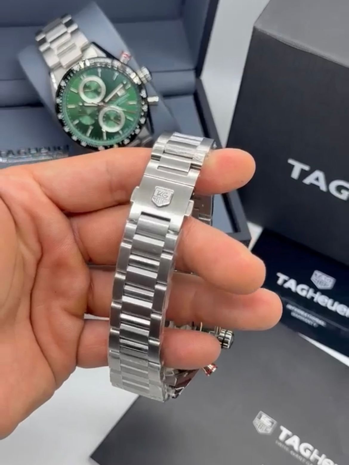 TAG Heuer Carrera 42mm – AÇO MOSTRADOR PRETO - Imagem 4