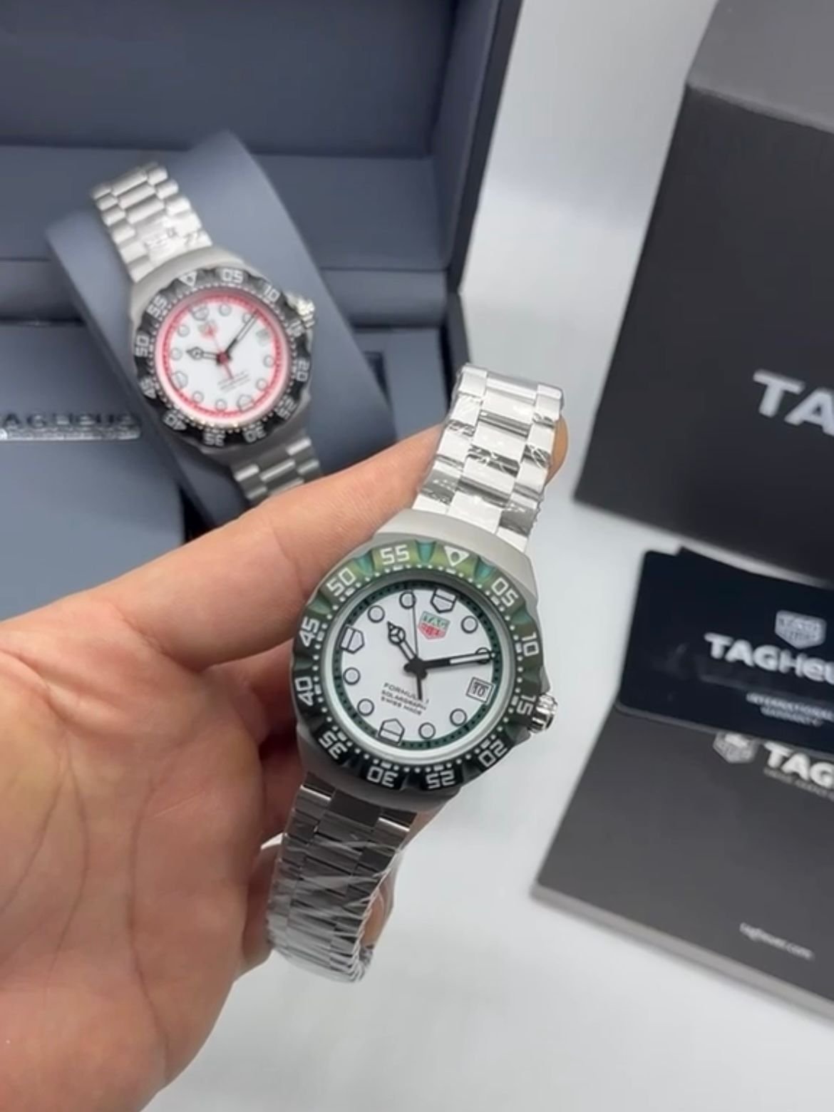 TAG HEUER formula 1 motors Indianápolis 38MM – AÇO MOSTRADOR BRANCO