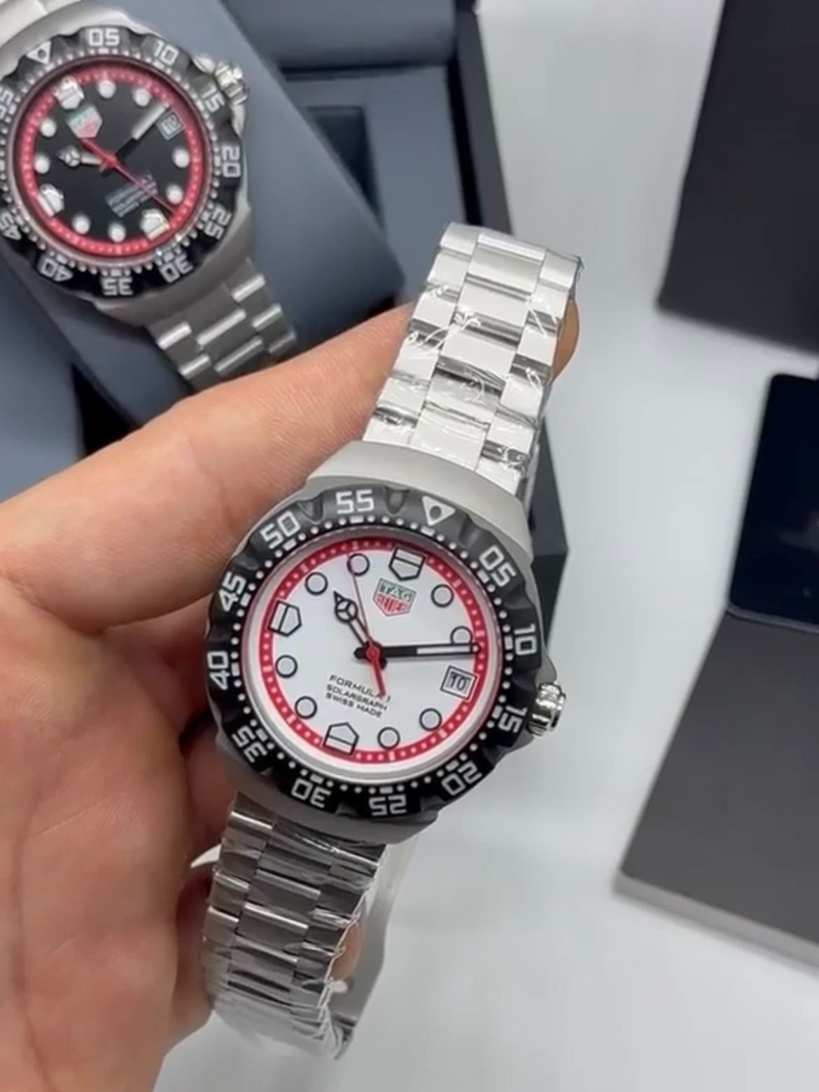 TAG HEUER formula 1 motors Indianápolis 38MM – AÇO MOSTRADOR BRANCO - Imagem 4