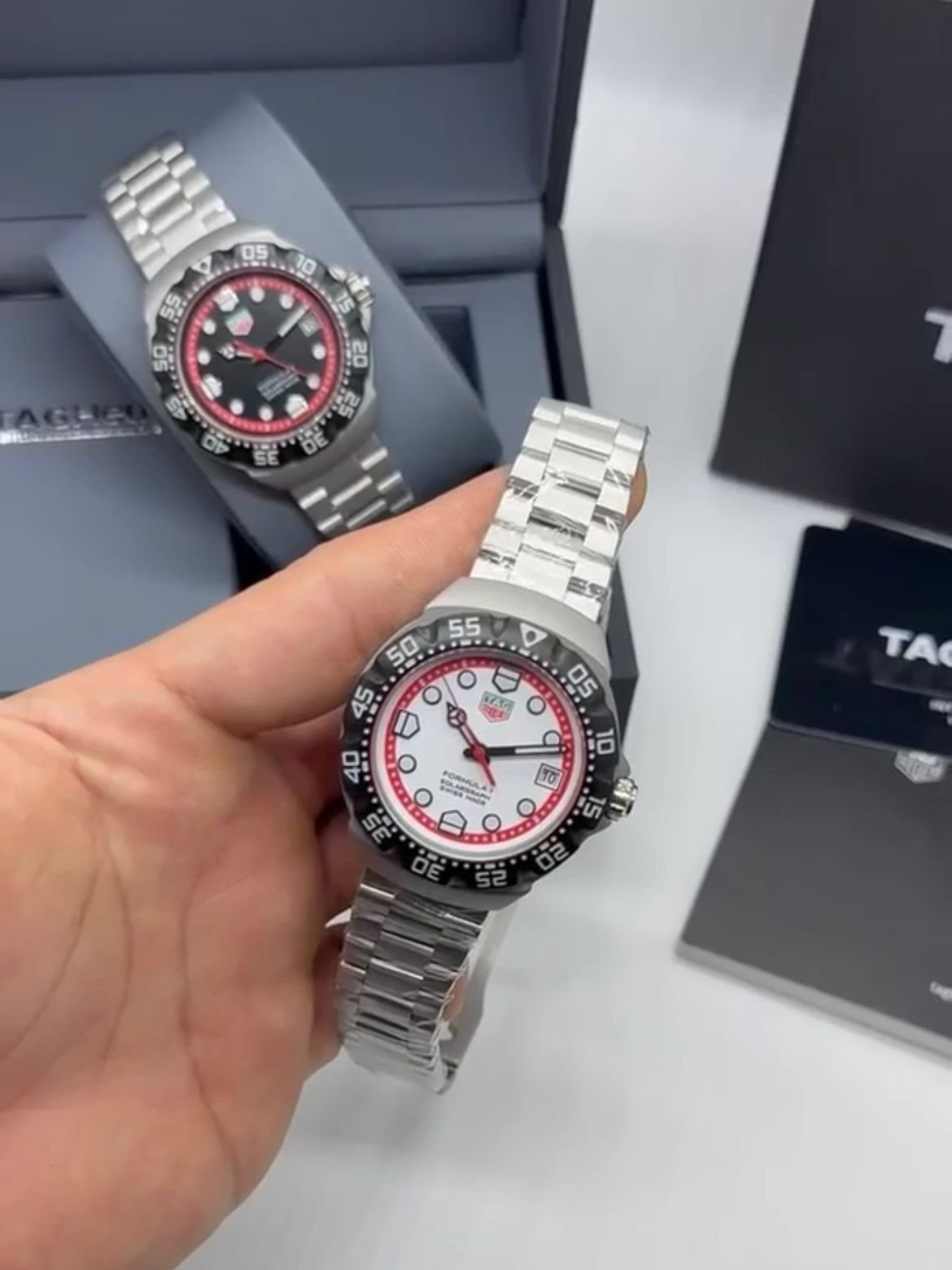 TAG HEUER formula 1 motors Indianápolis 38MM – AÇO MOSTRADOR BRANCO