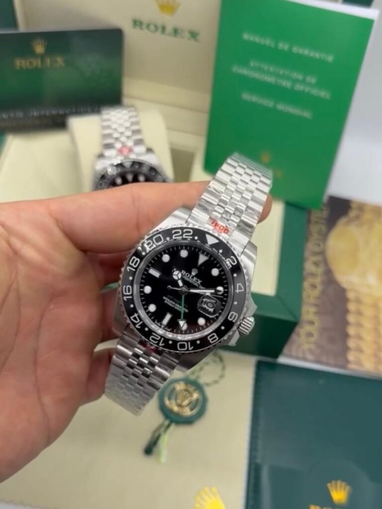 ROLEX GMT Master II 43mm - AÇO MOSTRADOR PRETO