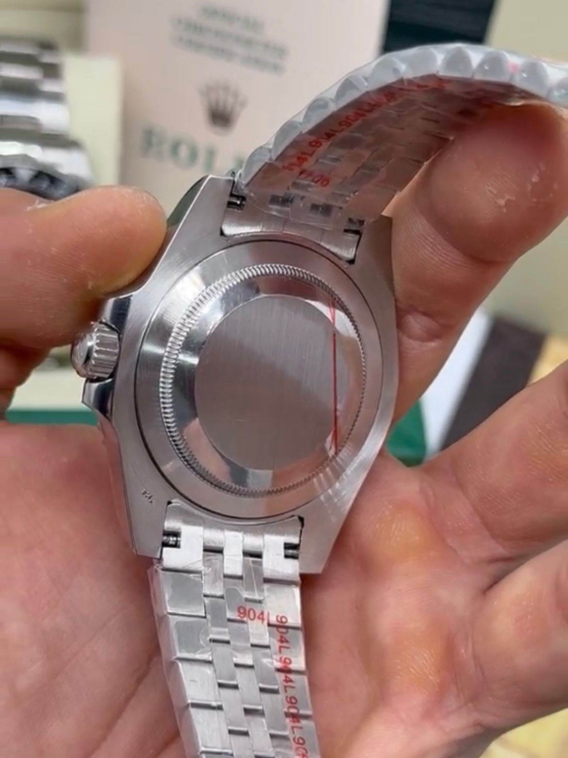 GMT Master II 40mm - AÇO MOSTRADOR BRANCO (PEPSI) - Imagem 2