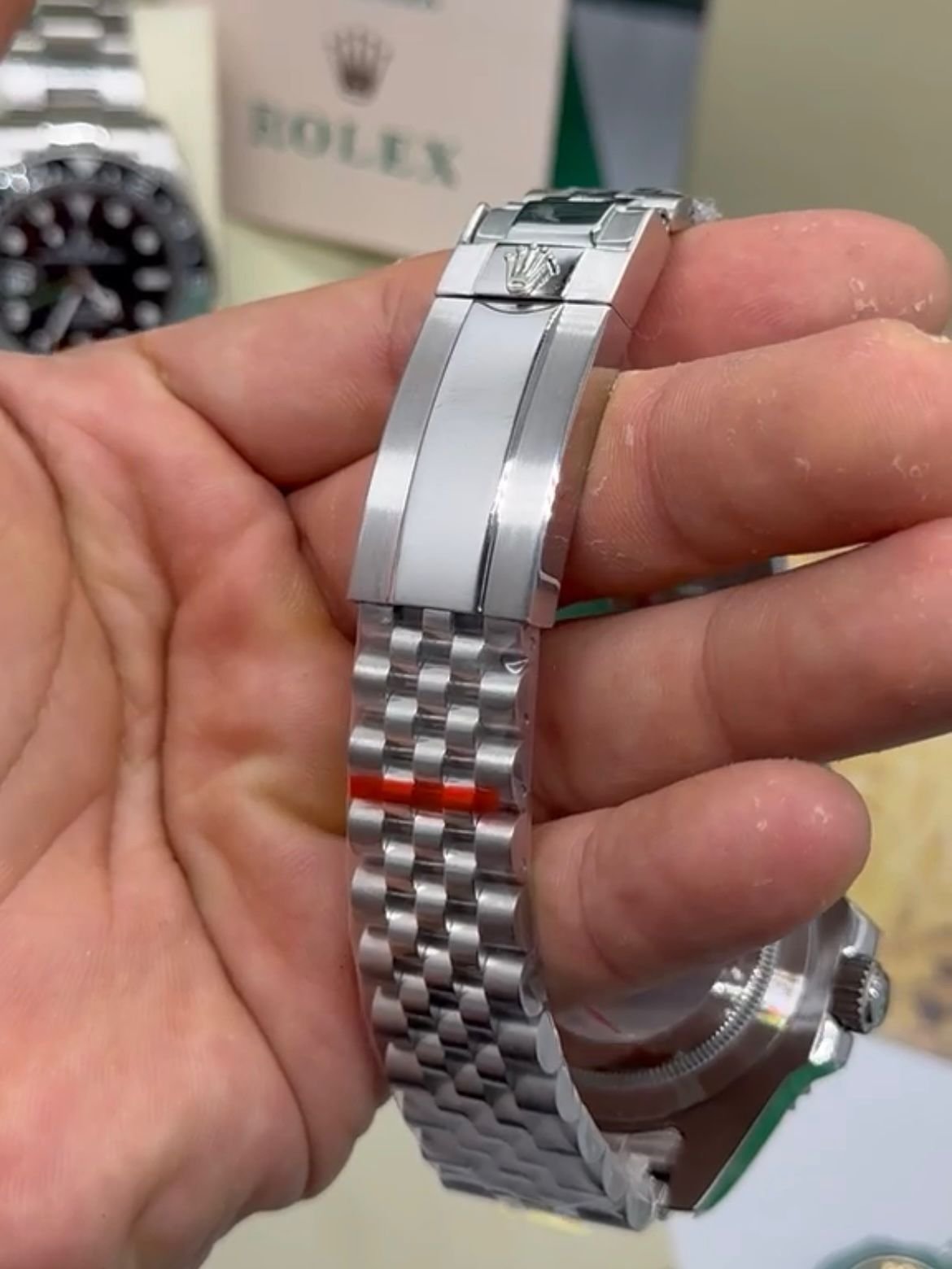 GMT Master II 40mm - AÇO MOSTRADOR PRETO (PEPSI) - Imagem 5