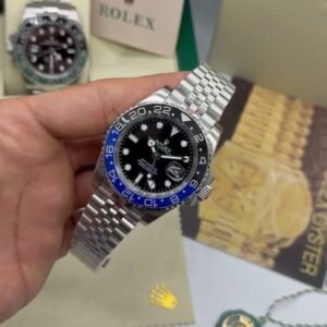 GMT Master II 40mm - AÇO MOSTRADOR PRETO (BATMAN)